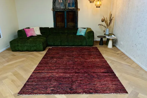 Handgemaakt vloerkleed uit Afghanistan 12117 284cm x 200cm