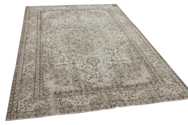 Vintage vloerkleed beige 13576 302cm x 195cm