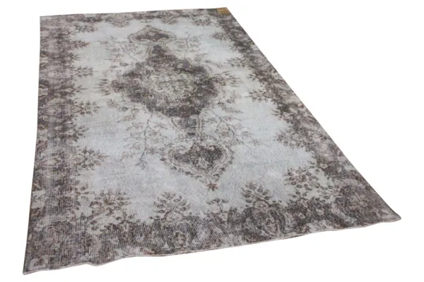 Vintage vloerkleed groen 14595 267cm x 162cm