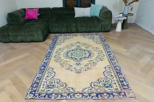 Vintage vloerkleed 14608 242cm x 148cm 