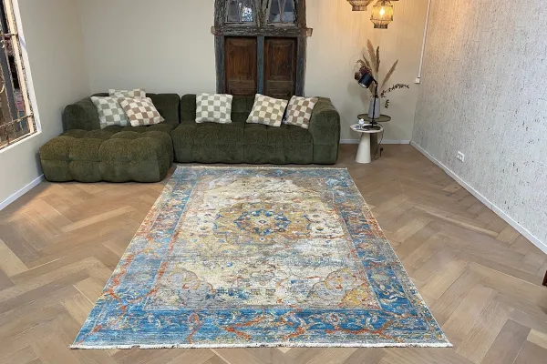 Vloerkleed met zachte pool, natuurtinten, in diverse maten leverbaar