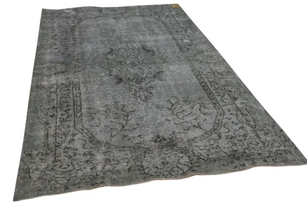 Vintage vloerkleed grijs 19989 291cm x 175cm