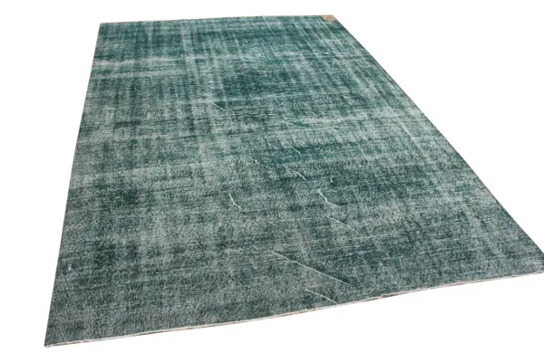 Vintage vloerkleed groen 35106 305cm x 200cm