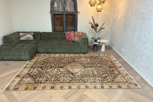 SALE Vintage Perzisch vloerkleed 63610 - 298cm x 196cm