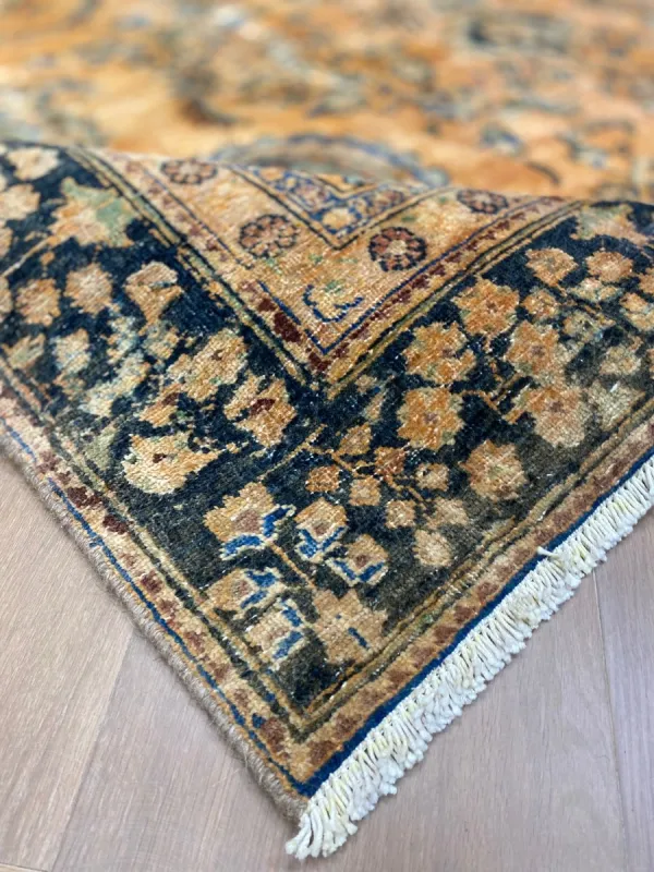 Vintage kirman vloerkleed 63839 308cm x 229cm