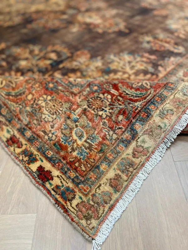 Vintage kirman vloerkleed 64243 348cm x 258cm