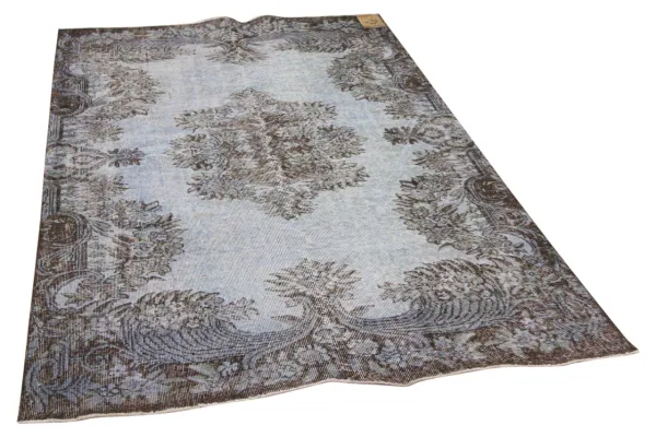 SALE Vintage vloerkleed blauw 9290 244cm x 143cm