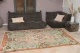 Vintage vloerkleed groen, bruin nr.12989 256cm x 148cm  