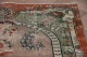 Vintage vloerkleed groen, bruin nr.12989 256cm x 148cm  
