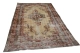 Vintage vloerkleed beige met rood nr 18240 301cm x 174cm 
