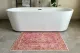 SALE badmat (90cm x 70cm) nr 2024 Showroom model (randje rafelt)