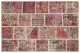 patchwork vloerkleed rood nr.35531 185cm x 122cm