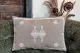 Sabra style kussen bruin 60cm x 40cm (VOORVERKOOP, leverbaar in juli)