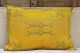 Sabra Kussen uit Marokko geel 60cm x 40cm incl vulling nr.61183