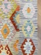 Handgemaakte kelim uit Afghanistan 62384 240cm x 179cm