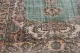 Vintage vloerkleed beige met groen nr 7634 287cm x 182cm  