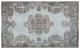SALE Vintage vloerkleed blauw 9290 244cm x 143cm
