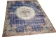 Vintage vloerkleed blauw, groen nr.95706 300cm x 179cm 