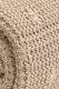 Gebreide TV Deken Beige 170cm x 130cm  