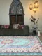 Vintage look vloerkleed pastel kleuren nr.1471, in diverse maten verkrijgbaar
