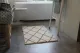 Sale Badmat beni ouarain patroon (80cm x 60cm) wit met bruin, incl. antislip (badmat heeft een vlek)