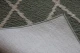 Sale Badmat beni ouarain patroon (80cm x 60cm) groen met wit, incl. antislip showroom model