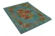Rozenkelim badmat blauw 90cm x 70cm   