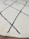SALE Rond beni ouarain vloerkleed 240cm doorsnee kleed heeft een vlekje en strepen