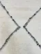 Beni ouarain 27956 299cm x 205cm er mist een stuk van de franjes