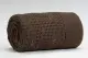 Gebreide TV Deken Chocolade Bruin 170cm x 130cm  