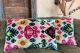 Ikat Velvet kussen wit met diverse kleuren 60cm x 40cm incl binnen kussen
