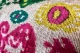 Ikat Velvet kussen wit met diverse kleuren 60cm x 40cm incl binnen kussen