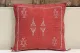 Sabra Kussen uit Marokko rood / oranje 45cm x 45cm incl vulling nr.64128