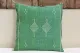 Sabra Kussen uit Marokko groen 45cm x 45cm incl vulling nr.64159