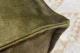 SALE Velvet poef olijfgroen 60cm x 60cm x 40cm hoog