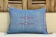 Sabra Kussen uit Marokko blauw 60cm x 40cm incl vulling nr.62712