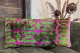 Ikat Velvet kussen groen, paars 60cm x 40cm incl binnen kussen  