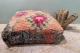 SALE Moroccan Pouf No. 47033 60cm x 60cm x 25cm including filling (pouf has a hole, see photos)