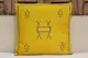 Sabra Kussen uit Marokko geel 45cm x 45cm incl vulling nr.64040