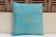 Sabra Kussen uit Marokko blauw 45cm x 45cm incl vulling nr.64051
