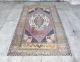 Vloerkleed uit Anatolië 215cm x 120cm 50-60 jaar oud  gebruikt voor VT Wonen fotoshoot