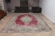 Vintage kirman vloerkleed rood 15115 381cm x 277cm