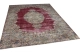 Vintage kirman vloerkleed rood 15115 381cm x 277cm