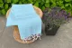Hamamdoek light turquoise 100% katoen (180cm x 100cm)