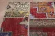 patchwork vloerkleed met rood nr.35405 230cm x 160cm