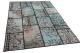 patchwork vloerkleed groen, blauw nr.35863 234cm x 162cm