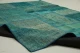 blauw patchwork vloerkleed 240cm x 170cm 