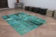 patchwork vloerkleed turquoise nr.20638 231cm x 162cm 