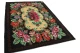 Authentieke Rozenkelim, handgeweven in Moldavie 290cm x 205cm