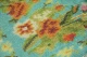 Rozenkelim badmat blauw 90cm x 70cm   